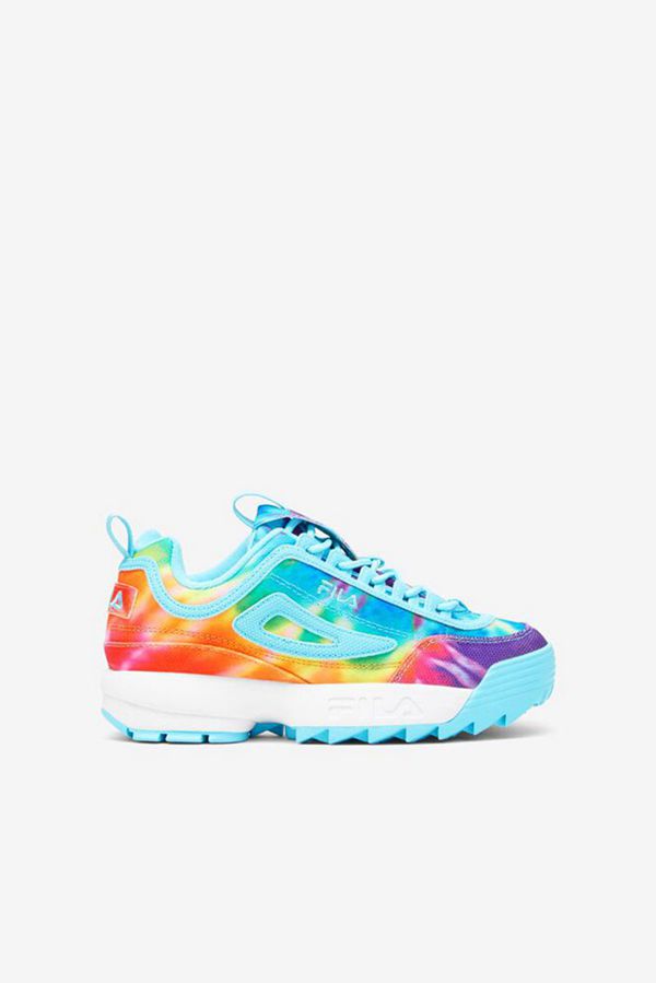 Zapatillas Fila Niños Multicolor / Azules / Blancas - Disruptor 2 Tie Dye - España 051483TAU